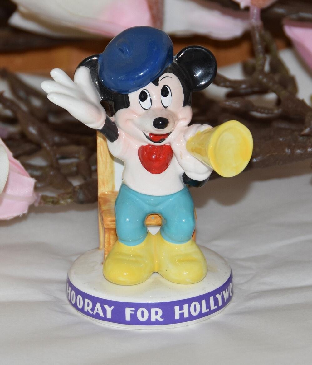 Vintage Schmid The Walt Disney Hooray For Hollywood DIRECTOR Mickey Mouse
